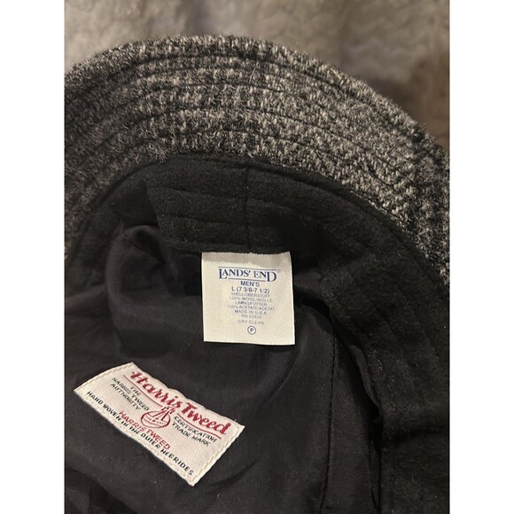 Lands’ End Harris Tweed Hat Men’s Large 7 3/8 - 7 1/2 - Picture 3 of 4